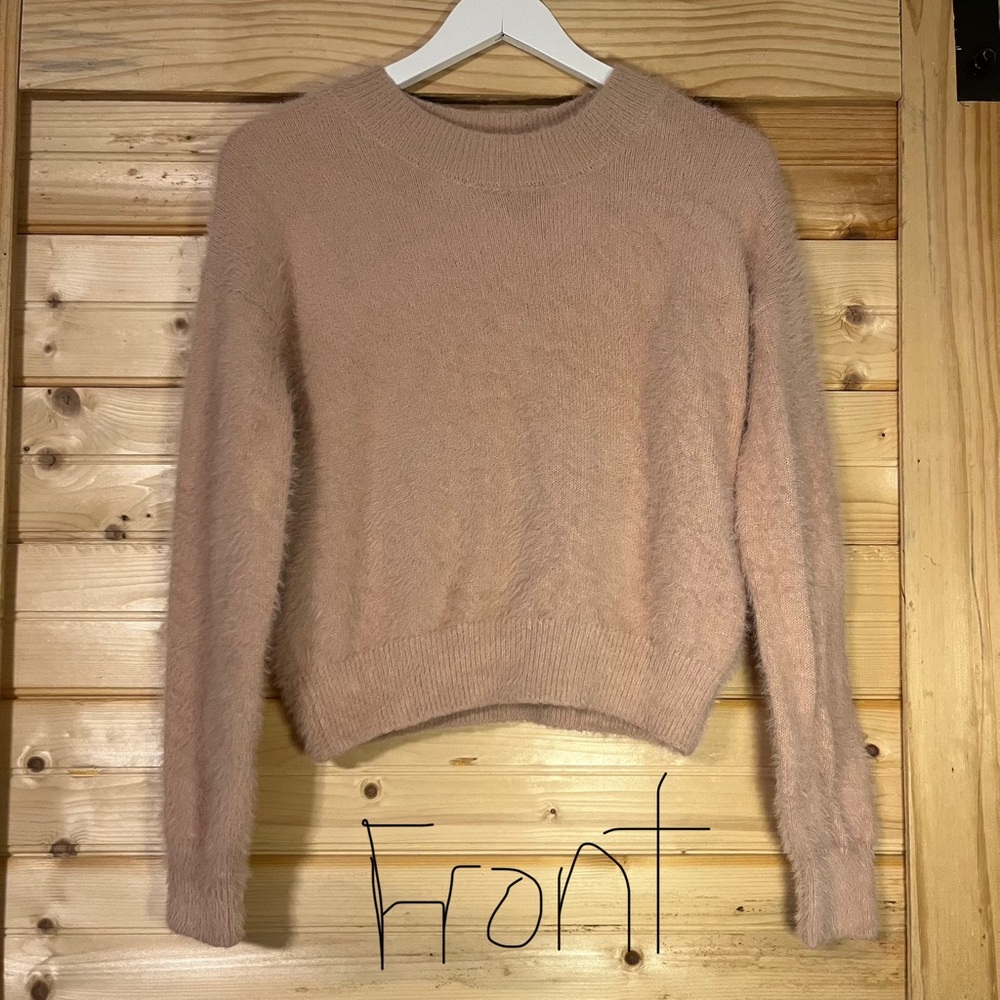 SO Cozy Pink Crew Neck Sweater